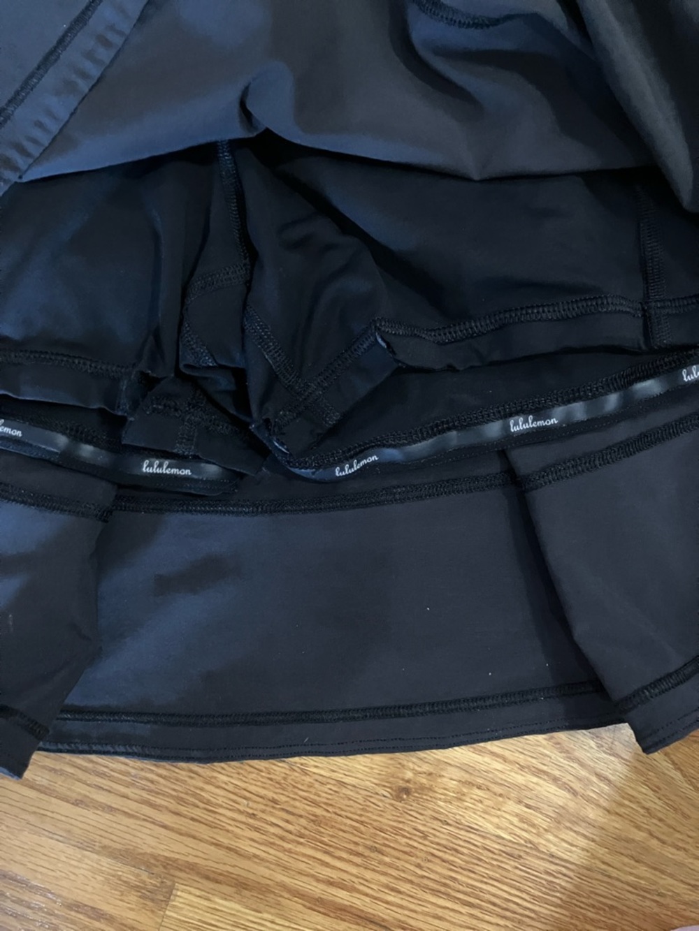 lululemon Black Active Skort Sz 6Tall lululemon Fast and Free Sz 6 (no tag) EUC - Picture 3 of 8